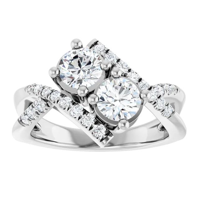 14K White Gold 1/4 Ctw Diamond Engagement Ring 14K White Gold 1/4 Ctw Diamond Engagement Ring