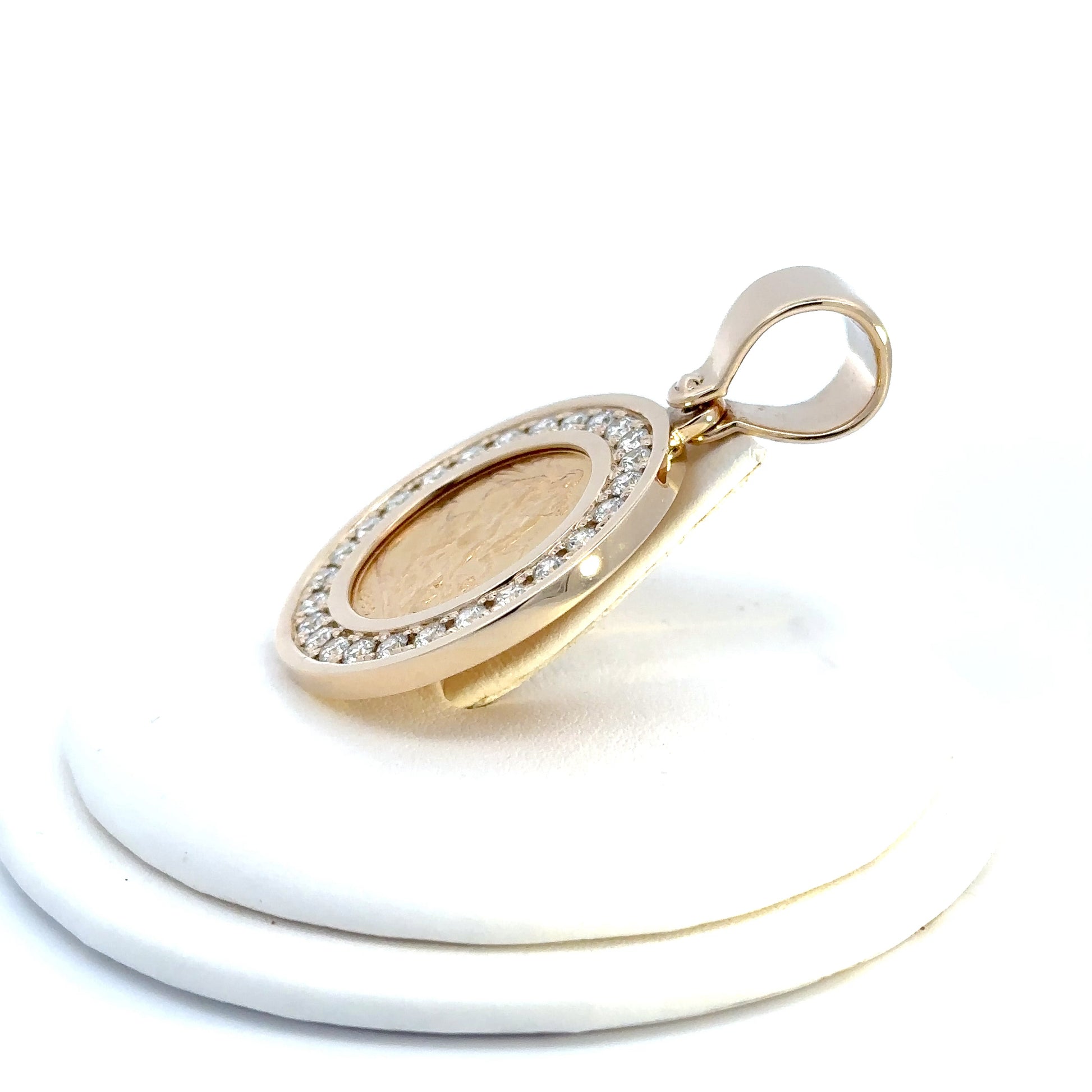 Diamond Bezel Coin - British