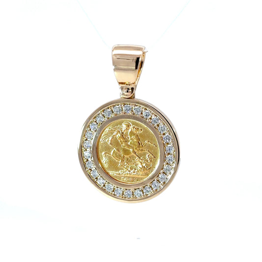 Diamond Bezel Coin - British