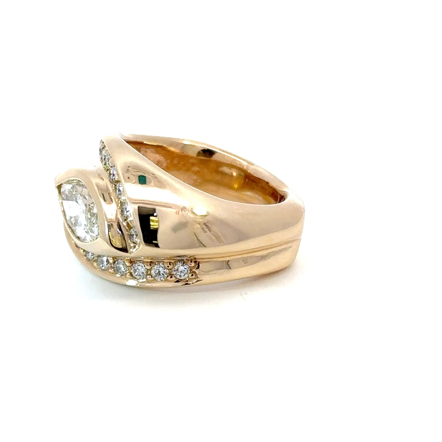 East/West Diamond Marquise Ring