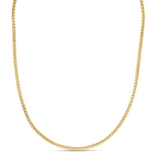 14K Yellow Gold Franco Chain with Lobster Clasp